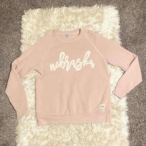 Light pink Nebraska sweatshirt